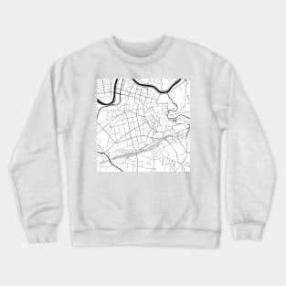 Vilnius Map City Map Poster Black and White, USA Gift Printable, Modern Map Decor for Office Home Living Room, Map Art, Map Gifts Crewneck Sweatshirt